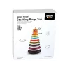 LEAN TOYS Leerpiramide met ringen en eendenrad