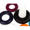 LEAN TOYS Leerpiramide met ringen en eendenrad