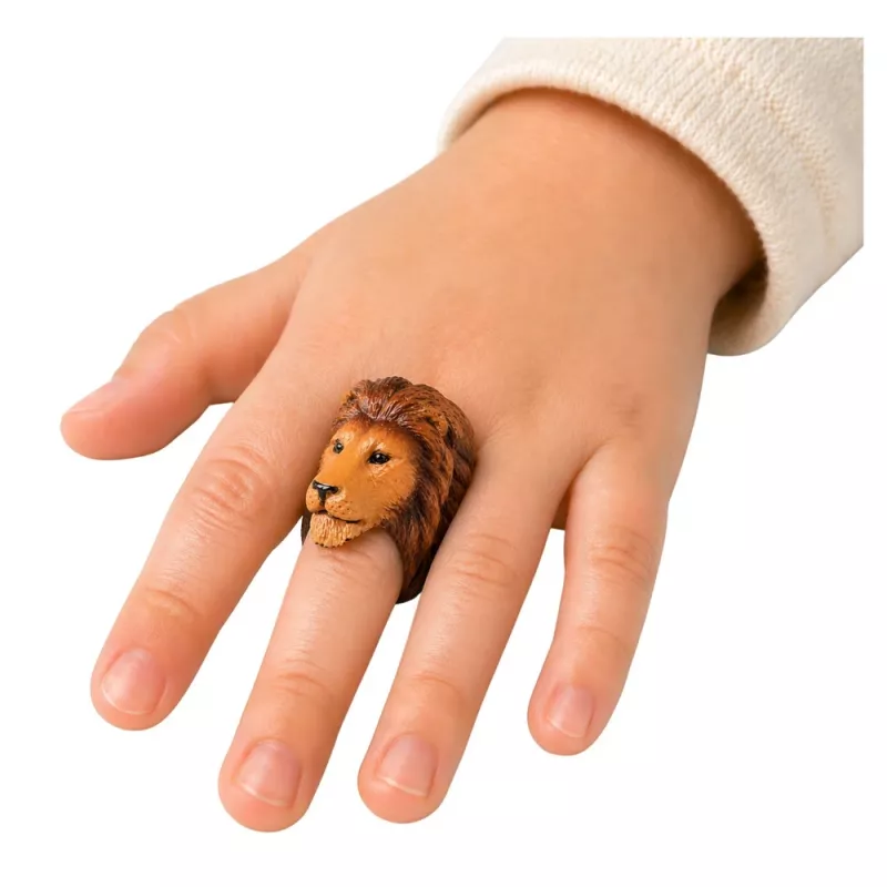 LEAN TOYS Leerring voor handdieren leeuw