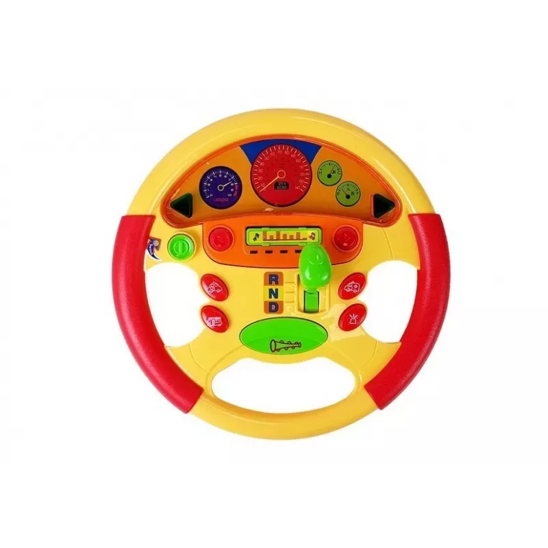 LEAN TOYS leerstuur voor baby's met geluids- en lichteffecten
