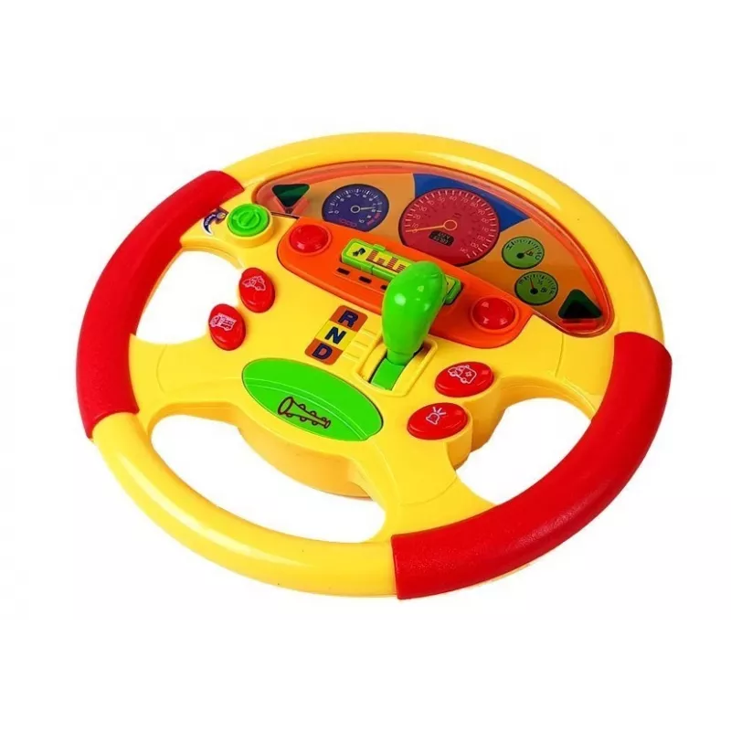 LEAN TOYS leerstuur voor baby's met geluids- en lichteffecten