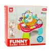 LEAN TOYS leertafel interactief muziekpaneel piano 2 in 1 rood