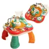 LEAN TOYS leertafel interactief muziekpaneel piano 2 in 1 rood