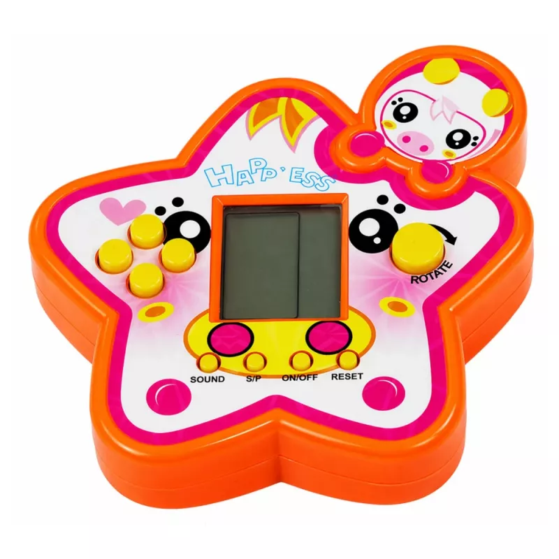 LEAN TOYS elektronisch spel Tetris Star rood