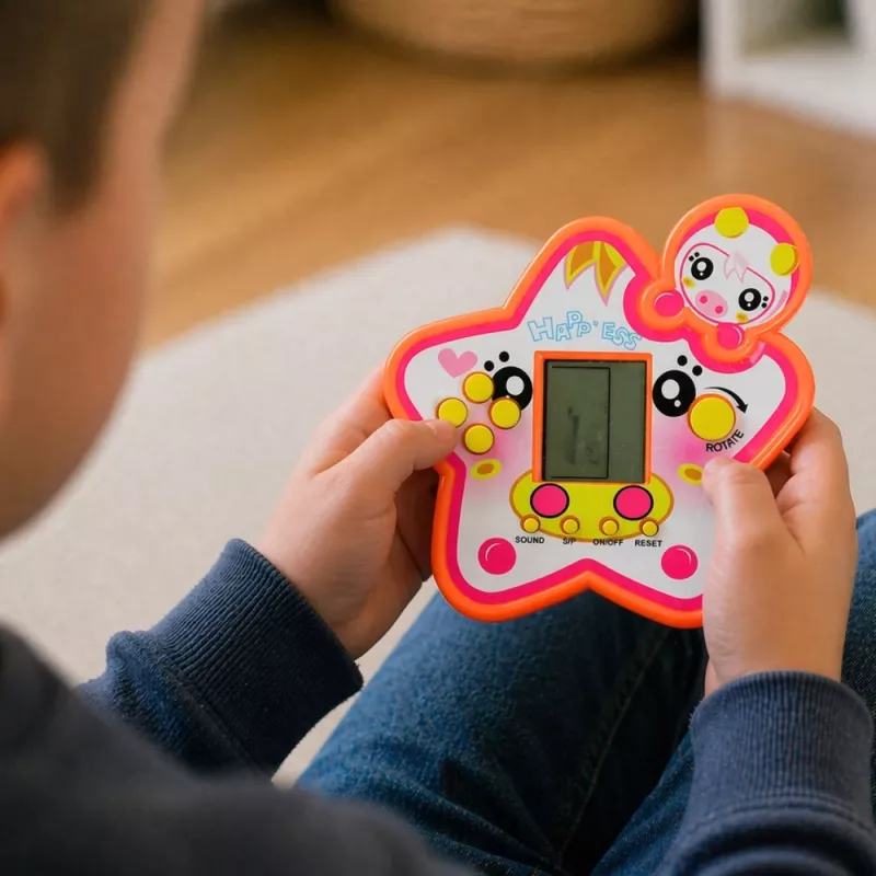 LEAN TOYS elektronisch spel Tetris Star rood