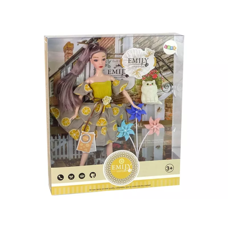 LEAN TOYS Emily pop met windmolenkat voor kinderen