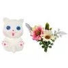 LEAN TOYS Emily Langharige Witte Kat Babypop