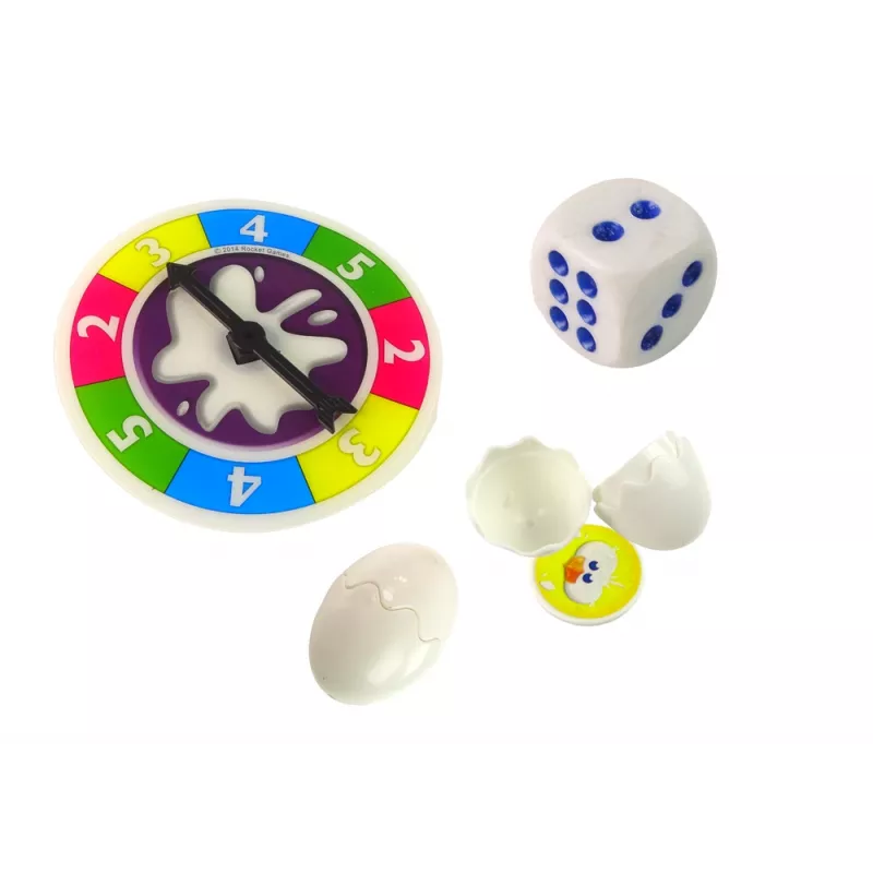 LEAN TOYS Familie Arcadespel Schreeuwend Ei Piepende Kip Poppend Ei