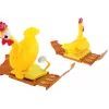 LEAN TOYS Familie Arcadespel Schreeuwend Ei Piepende Kip Poppend Ei