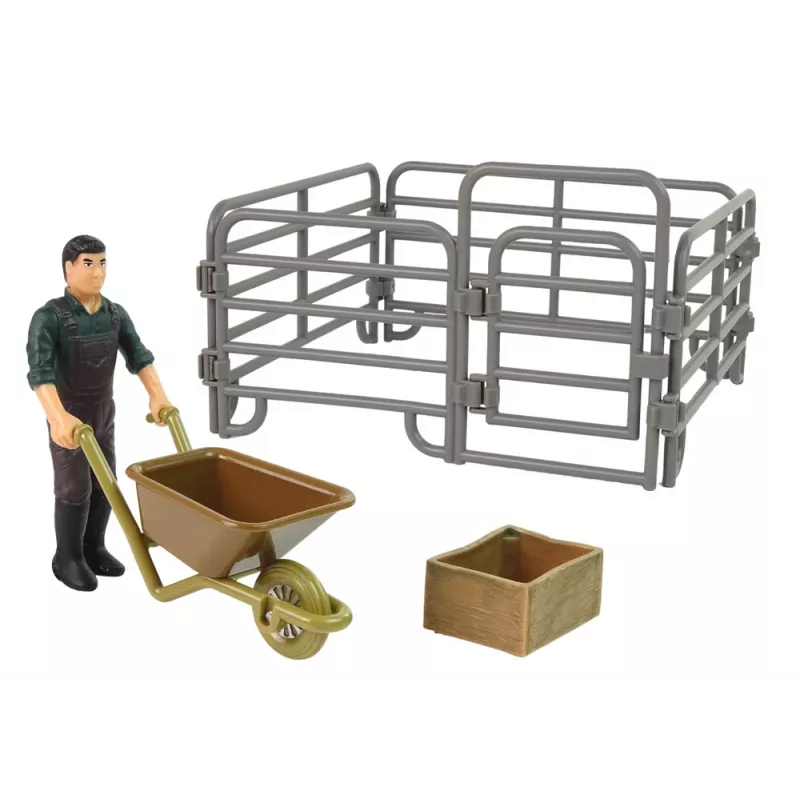 LEAN TOYS boerderijdieren beeldjesset boer vogels