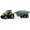 LEAN TOYS Boerderijtractor met sproeier boerderijgeluid groen