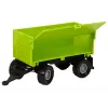 LEAN TOYS Farm Tractor met Trailer Lichten Geluiden Groen