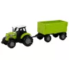 LEAN TOYS Farm Tractor met Trailer Lichten Geluiden Groen