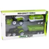 LEAN TOYS boerderijvoertuig set tractor maaidorser tankwagen oplegger