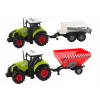LEAN TOYS Boer tractor set + 2 boerderijmachines boerderijvrachtwagen set