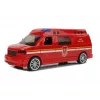 LEAN TOYS Brandweerauto met trekkoord, licht en geluid