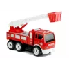 LEAN TOYS brandweerauto met schroefglijbaan + gereedschap
