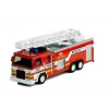 LEAN TOYS brandweervoertuig met ladder 1:32
