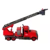 LEAN TOYS Brandweerwagen met schroefaccessoires rood