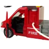 LEAN TOYS Brandweerauto rood water geluiden lichten