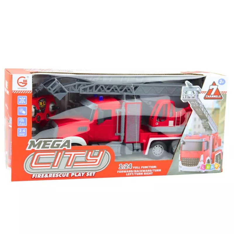 LEAN TOYS brandweerwagen met waterkanon 1:24 RC-voertuig