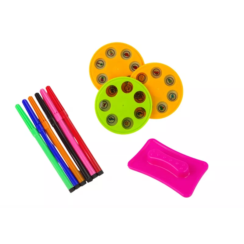 LEAN TOYS bloemprojector om te tekenen met magische markers