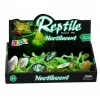 LEAN TOYS fluorescerende groene lichtgevende hagedis rubberen figuur 15cm