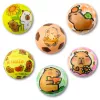 LEAN TOYS schuimbal voor huppelplezier capybara 6,5 cm