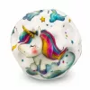 LEAN TOYS schuimbal met noppen om op te springen anti-stress eenhoorn 7cm