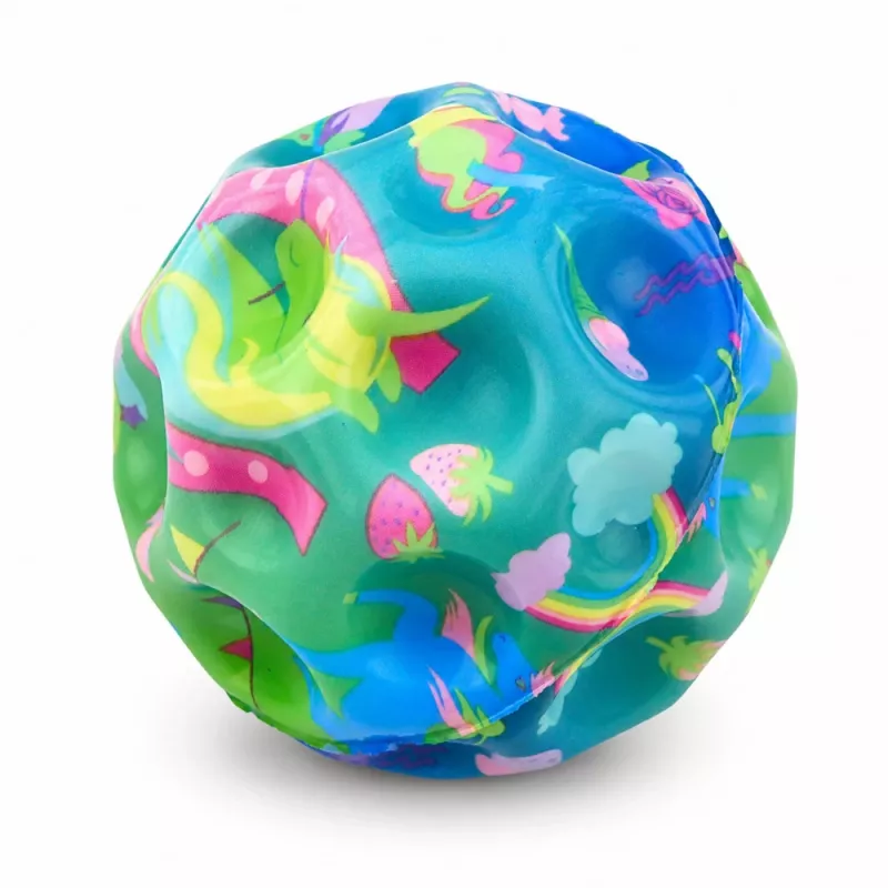 LEAN TOYS schuimbal met noppen om op te springen anti-stress eenhoorn 7cm