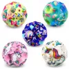 LEAN TOYS schuimbal met noppen om op te springen anti-stress eenhoorn 7cm