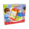 LEAN TOYS Opvouwbare 2in1 schoolbordkoffer - krijt & stift