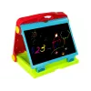 LEAN TOYS Opvouwbare 2in1 schoolbordkoffer - krijt & stift