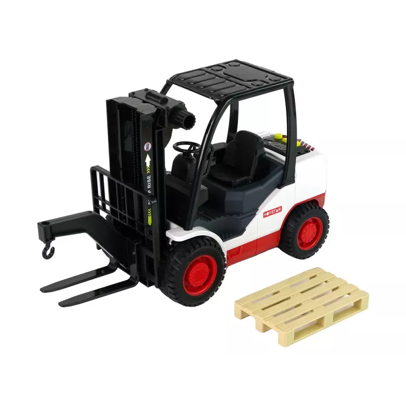 LEAN TOYS Heftruck met beweegbare vork en pallet