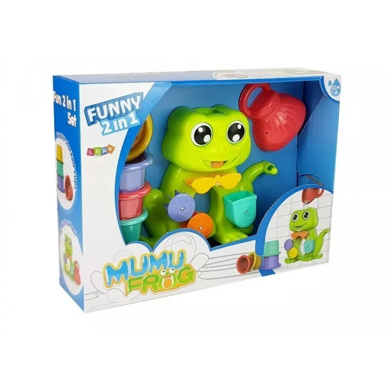 LEAN TOYS kikker waterval badset + emmers