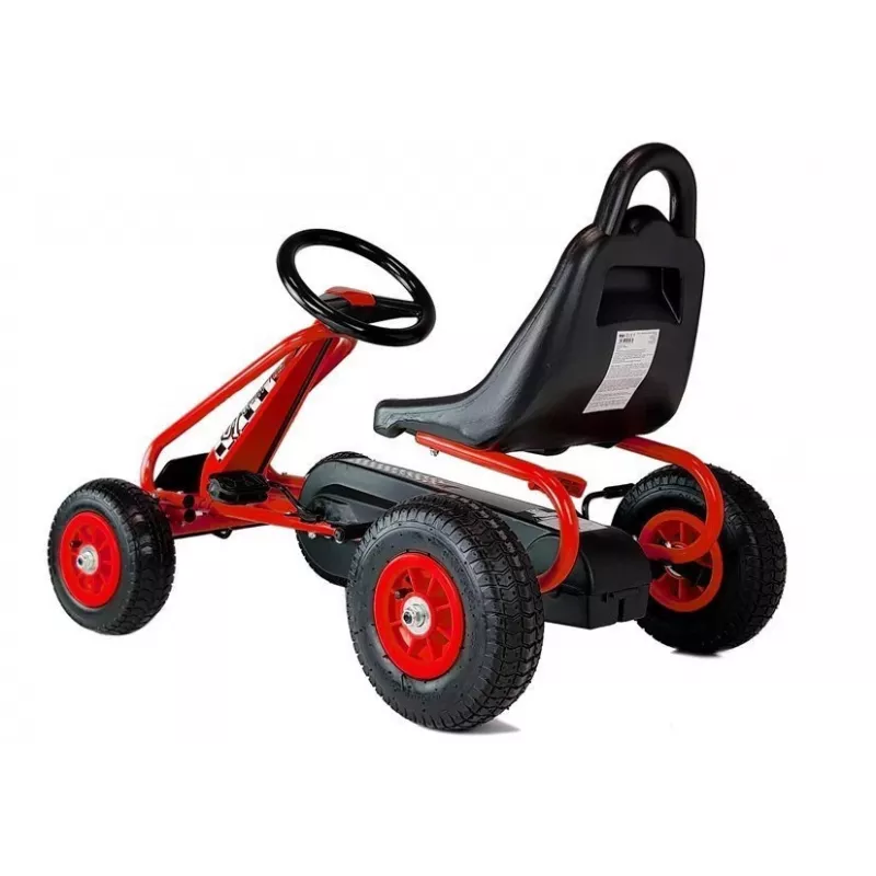 LEAN TOYS G201 trapauto rood
