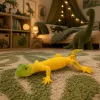 LEAN TOYS gouden gekko rubberen figuur rekbaar realistisch reptiel 15,5 cm