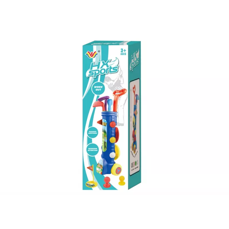 LEAN TOYS Golfsetset voor kinderen minigolfspel met vrienden