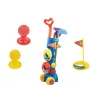 LEAN TOYS Golfsetset voor kinderen minigolfspel met vrienden