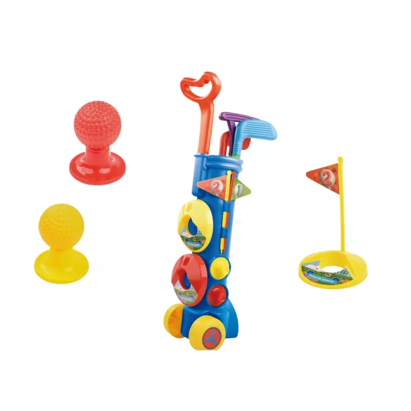 LEAN TOYS Golfsetset voor kinderen minigolfspel met vrienden