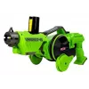 LEAN TOYS Gun Launcher Car 2 in 1 op afstand bediend schuimschijven groen