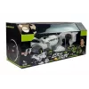 LEAN TOYS Gun Launcher Car 2 in 1 op afstand bediend schuimschijven wit