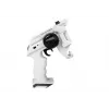 LEAN TOYS Gun Launcher Car 2 in 1 op afstand bediend schuimschijven wit