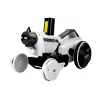 LEAN TOYS Gun Launcher Car 2 in 1 op afstand bediend schuimschijven wit