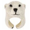 LEAN TOYS Hand Ring Educatieve Dieren Beer Wit