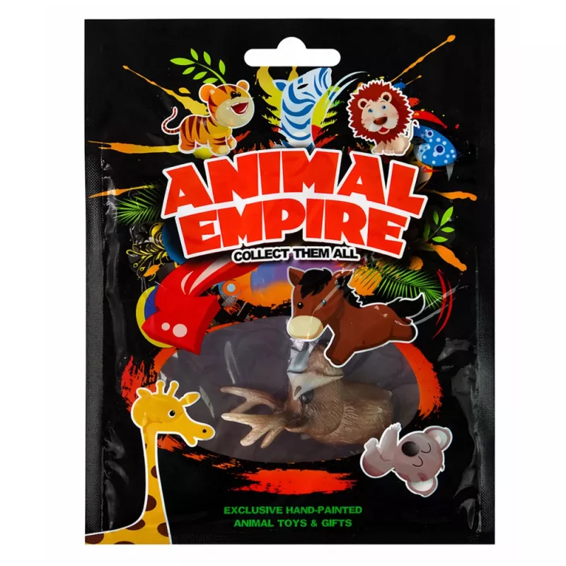 LEAN TOYS Hand Ring Educatieve Dieren Hert