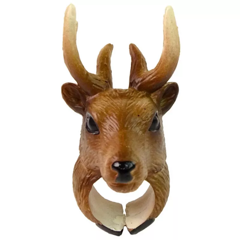 LEAN TOYS Hand Ring Educatieve Dieren Hert