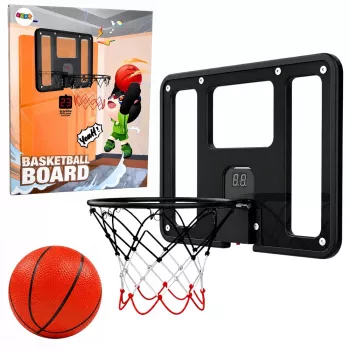 LEAN TOYS hangende basketbalmand met backboard, puntenteller, lichten en geluid