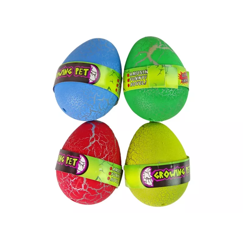 LEAN TOYS Hatching Magic dinosaurus-ei groeien 6 cm kleurrijk