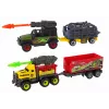 LEAN TOYS Helikopter dinosaurussen voertuig set 8 kleurrijke stuks